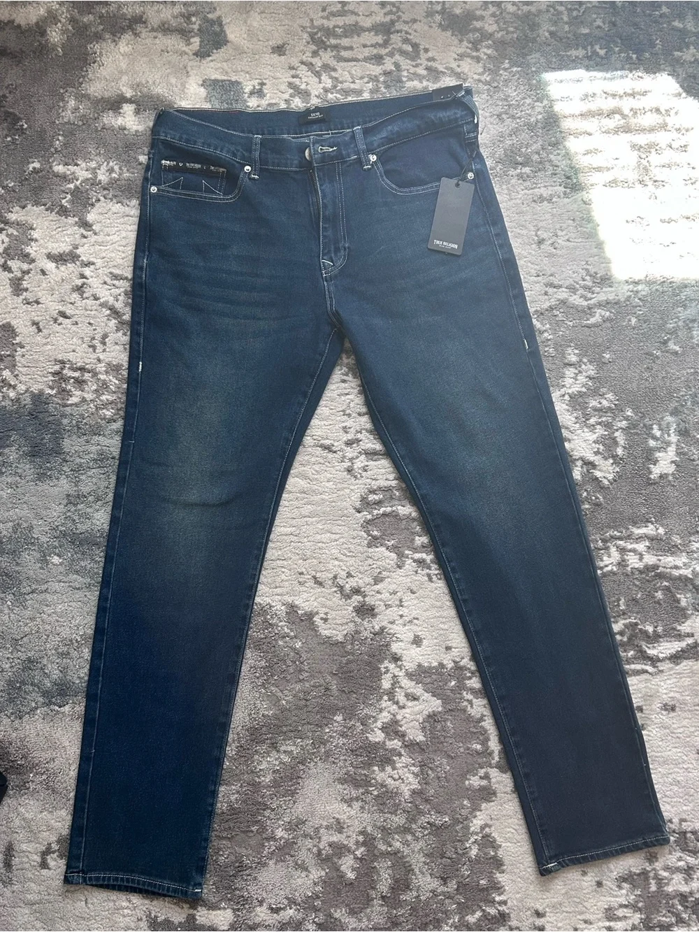 True Religion Geno Relaxed Slim Jeans- Men